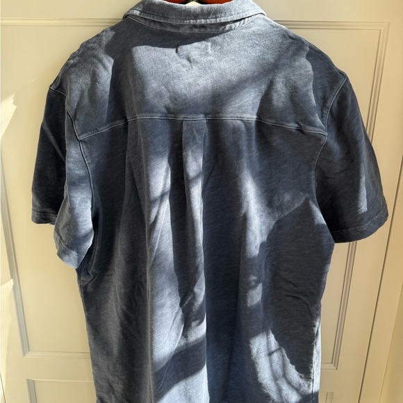 Marine Layer Men's Blue Short Sleeve Shirt - Picture 3 of 6